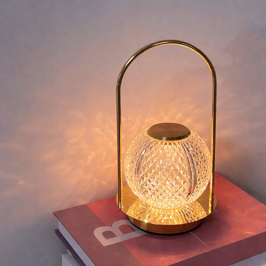 Portable Metal LED Desk Lamp USB Rechargeable Bedside Night Light Decor - Tampa Home & Garden Store