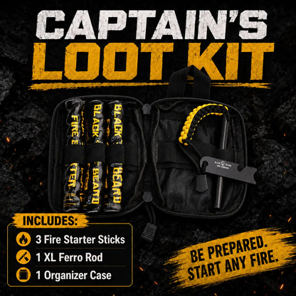 Captain's Loot Kit and Fire Starter Set Deluxe