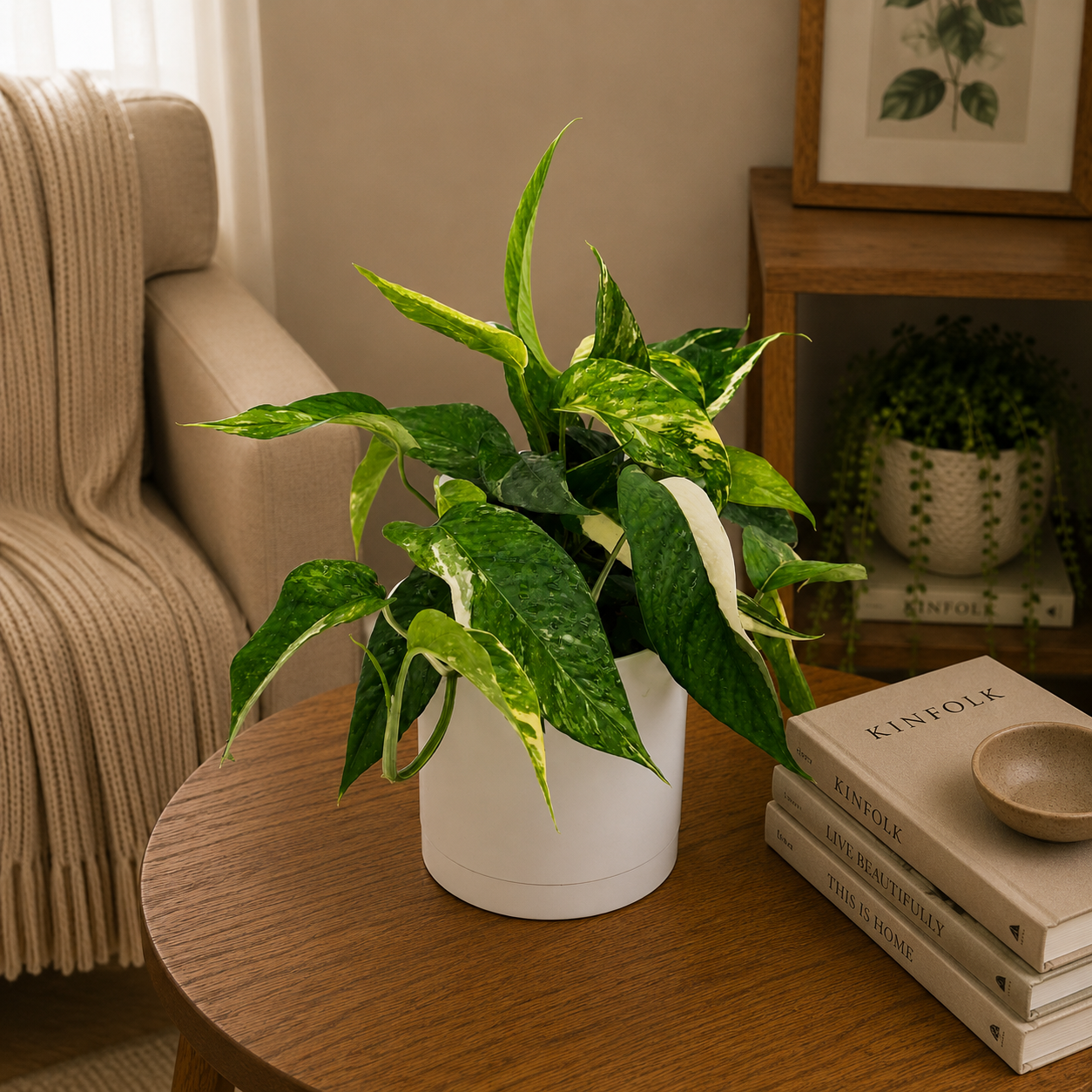 Epipremnum Pinnatum Albo Flame Climber