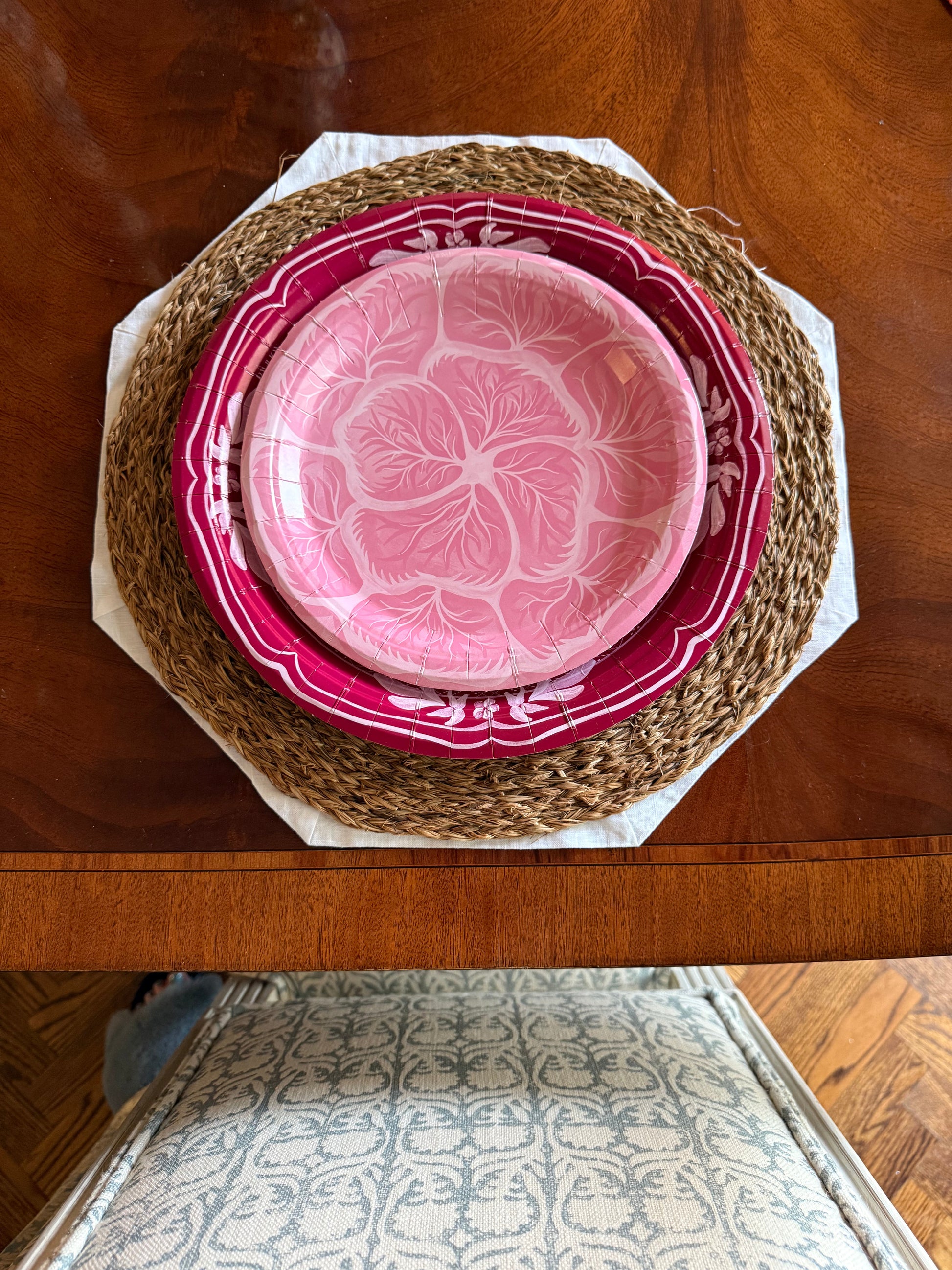Chateau Rose Cabbage Dessert Paper Plate - 8 pack - Tampa Home & Garden Store