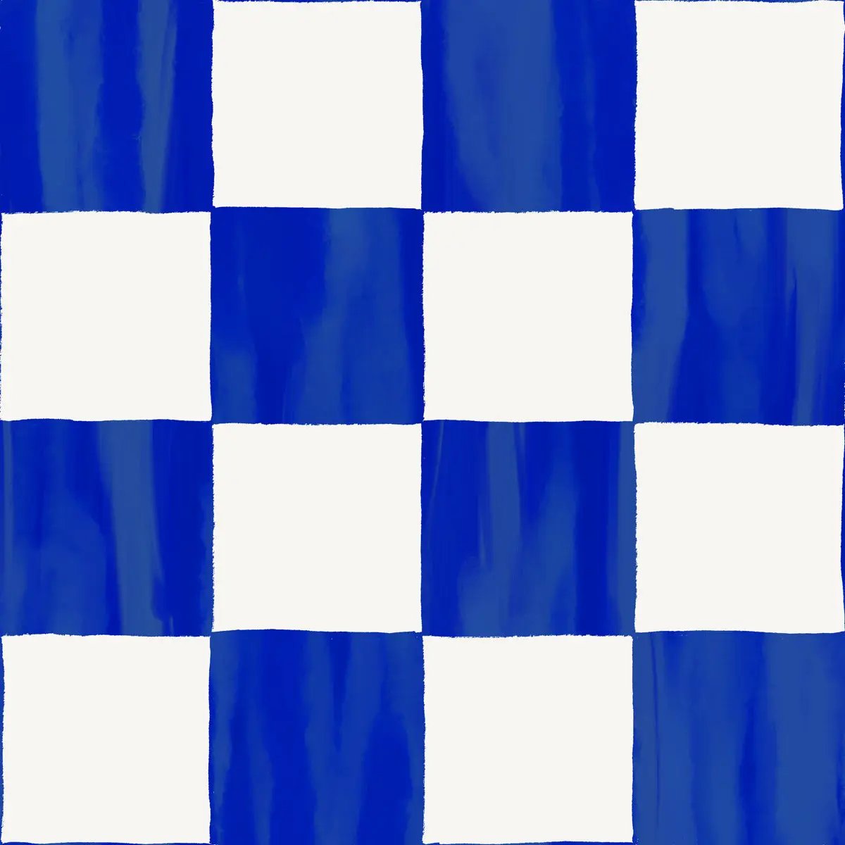 Checkers Wallpaper, cobalt - Tampa Home & Garden Store