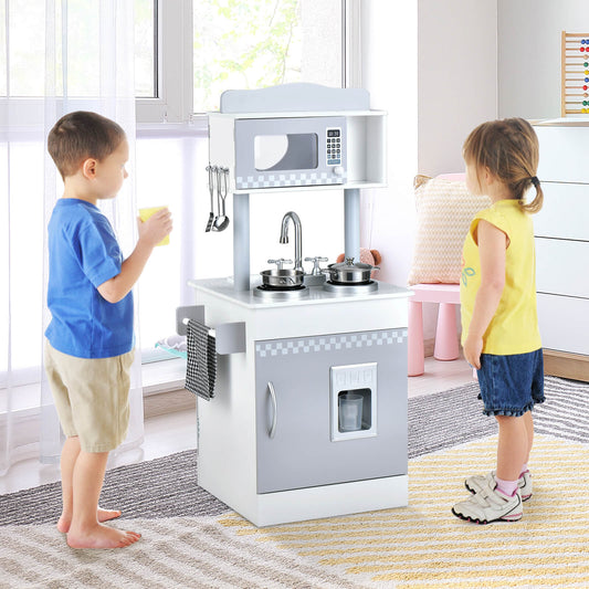 Chef Pretend Kitchen Playset with Cooking Oven and Sink for Toddlers - Tampa Home & Garden Store