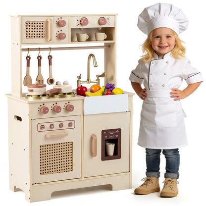 Chef Pretend Kitchen for Kids with Lights