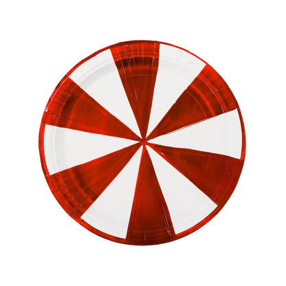 Cherry Positano Stripe Dinner Plate - Pack of 8 - Tampa Home & Garden Store