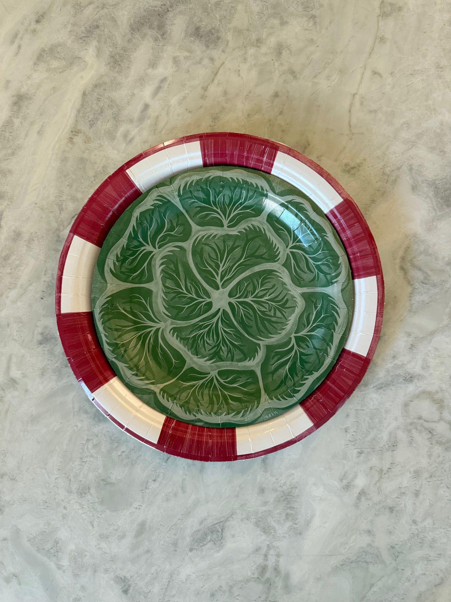 Cherry Positano Stripe Dinner Plate - Pack of 8 - Tampa Home & Garden Store