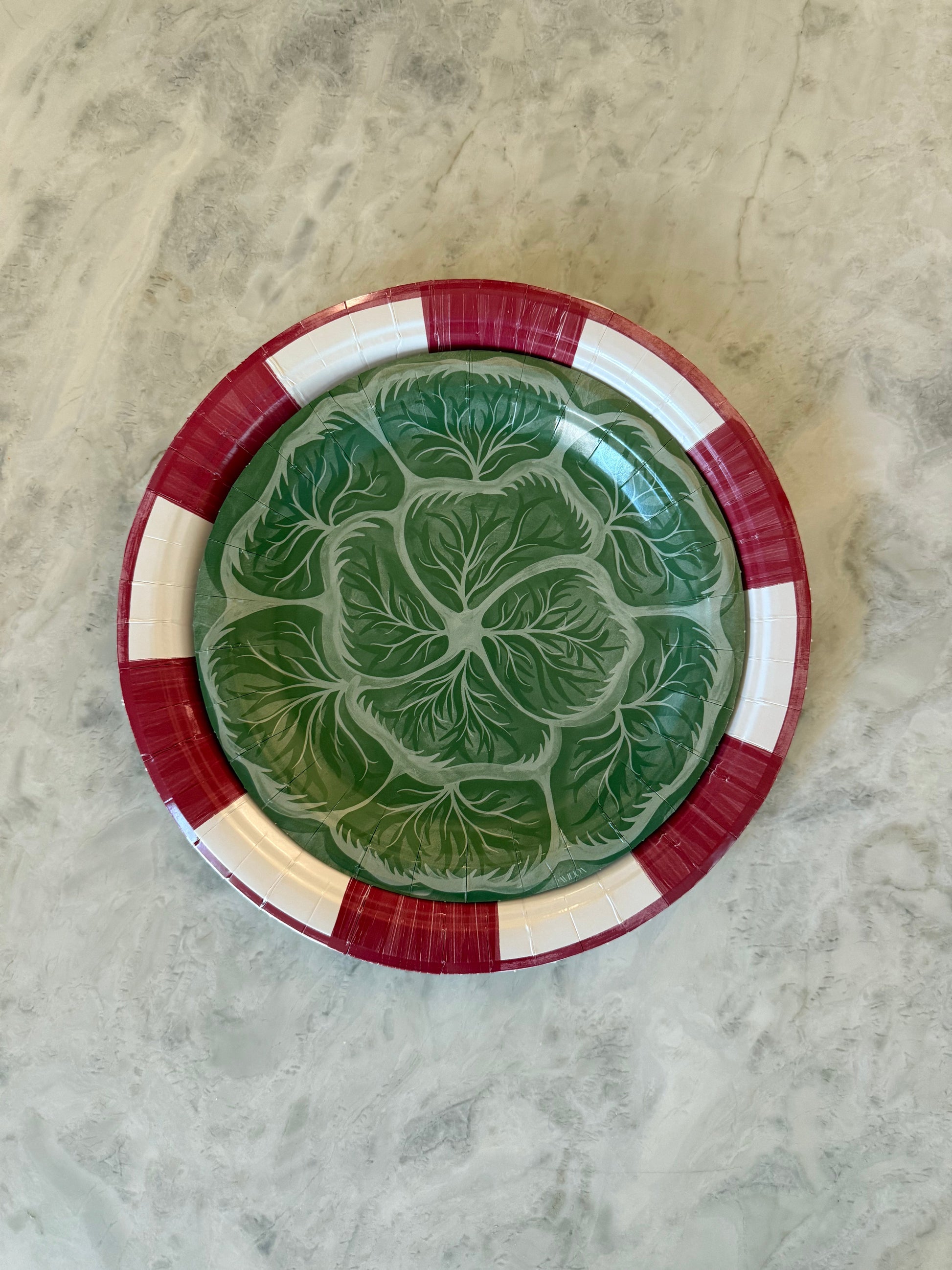 Cherry Positano Stripe Dinner Plate - Pack of 8 - Tampa Home & Garden Store