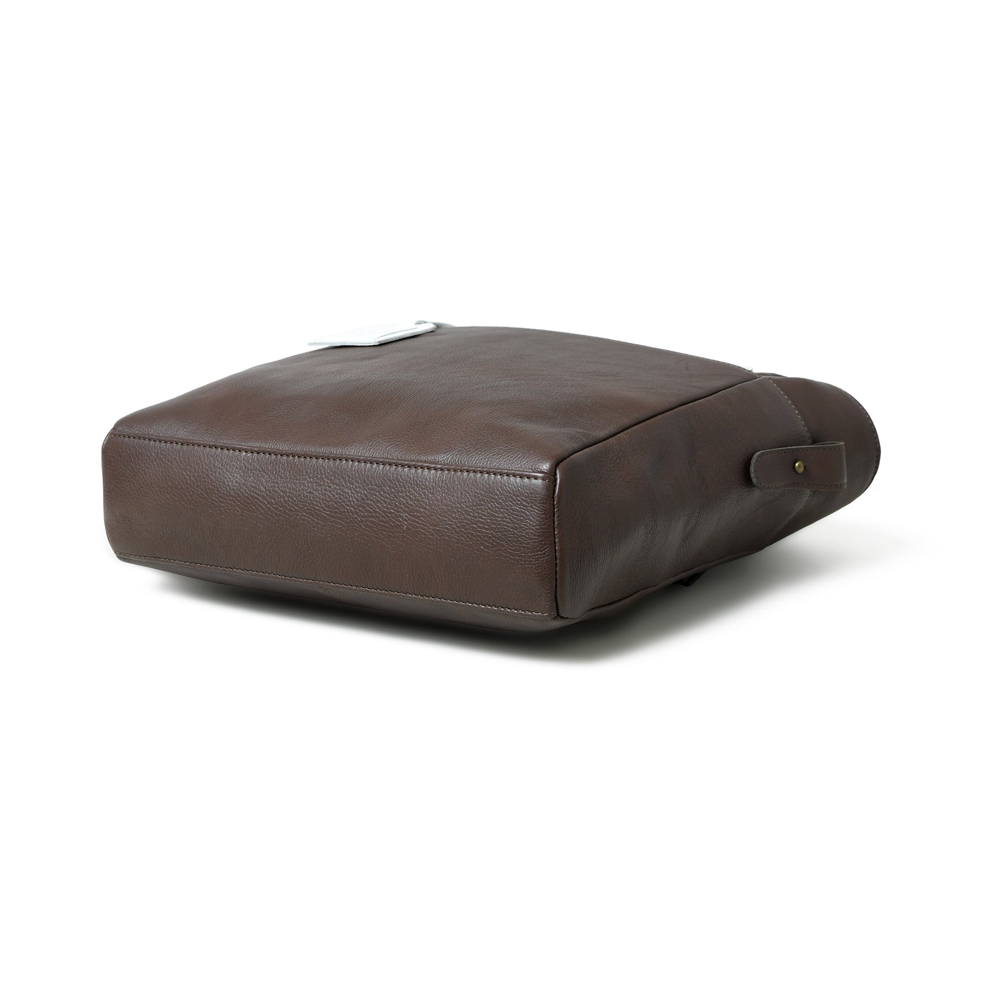 Chestnut Charm Brown Leather Tote - Tampa Home & Garden Store