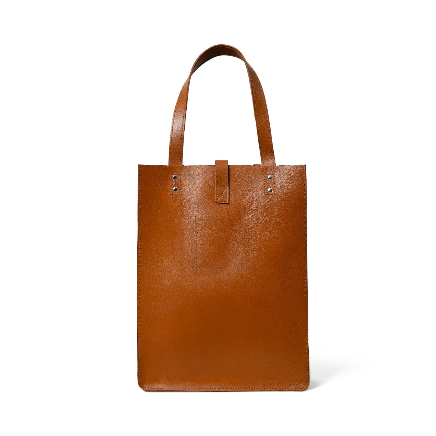Chestnut Elegance Leather Tote - Tampa Home & Garden Store