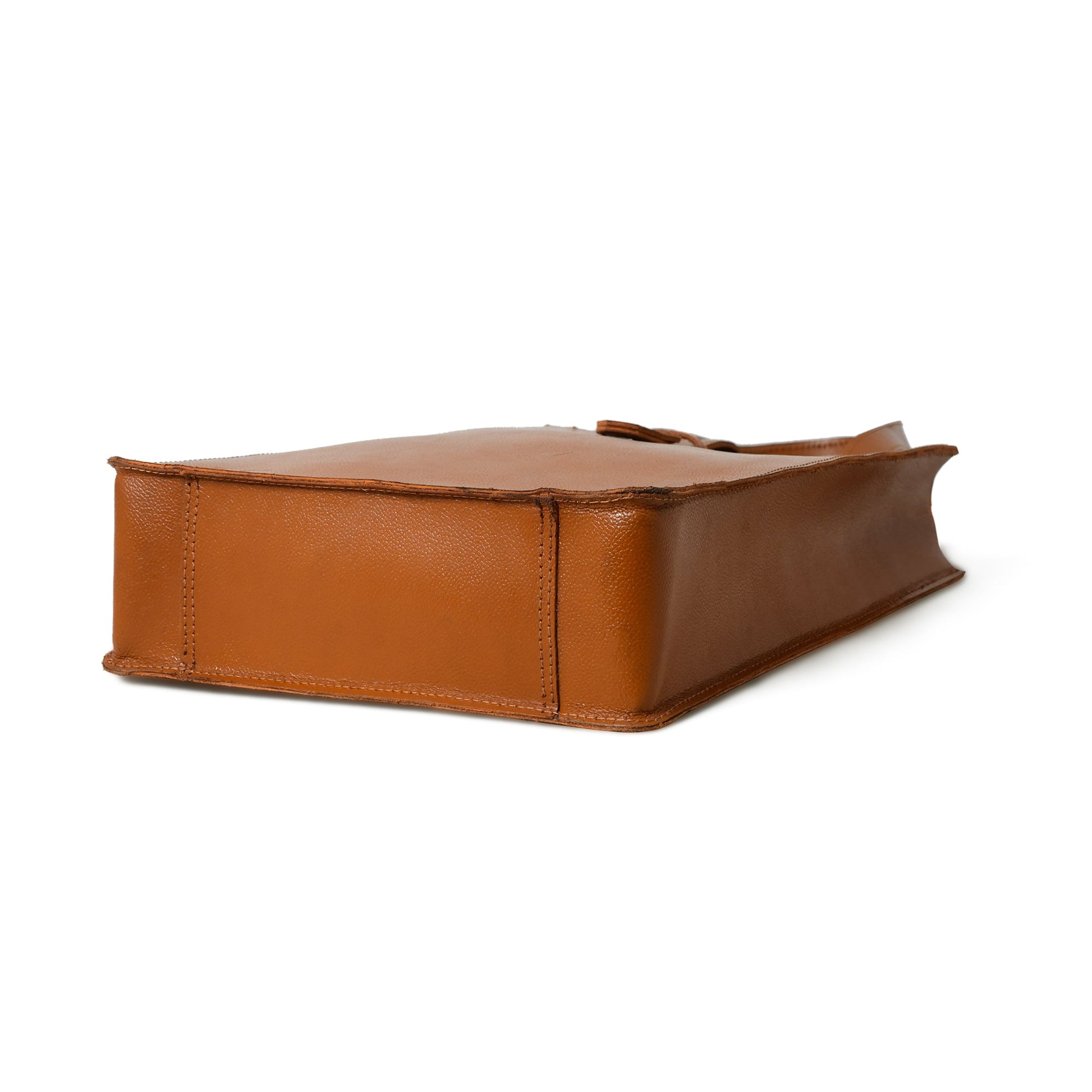 Chestnut Elegance Leather Tote - Tampa Home & Garden Store