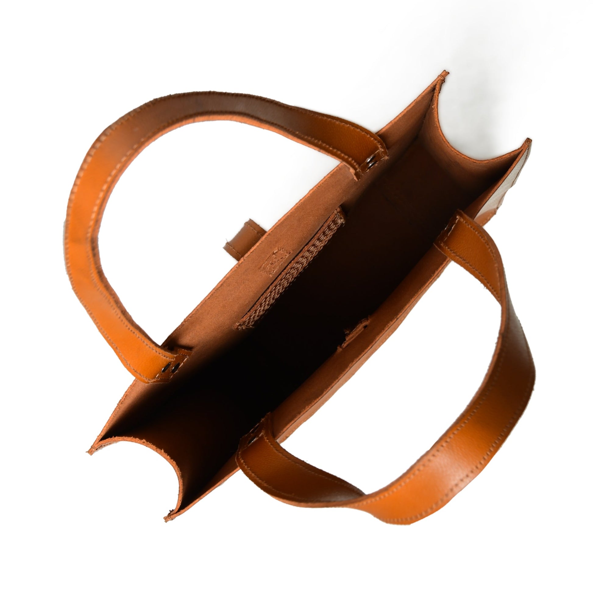 Chestnut Elegance Leather Tote - Tampa Home & Garden Store