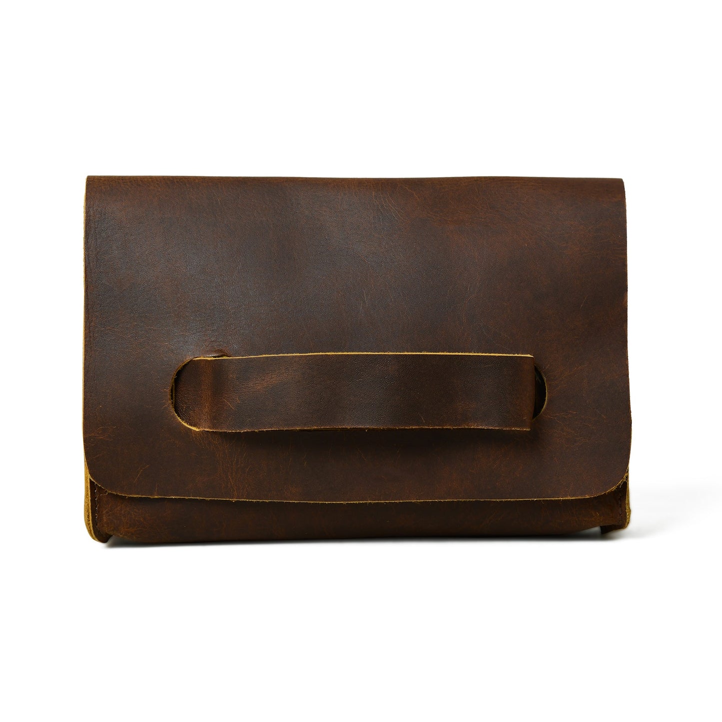 Chic Cocoa Leather Women's Clutch - Tampa Home & Garden Store