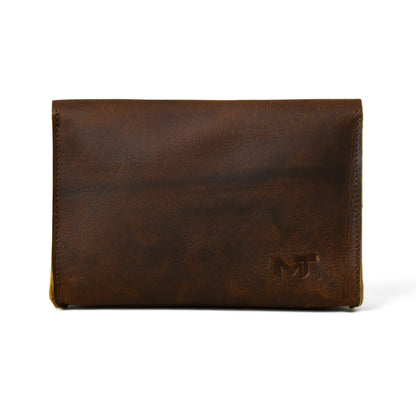 Chic Cocoa Leather Women's Clutch - Tampa Home & Garden Store