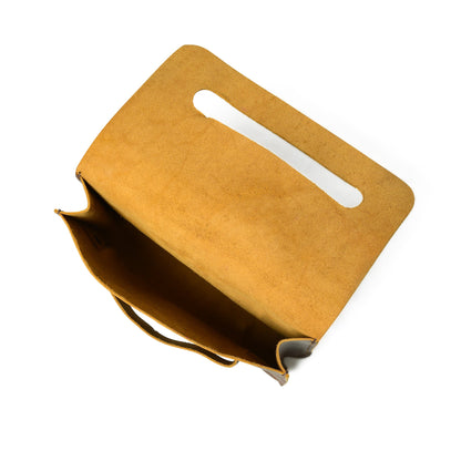 Chic Cocoa Leather Women's Clutch - Tampa Home & Garden Store