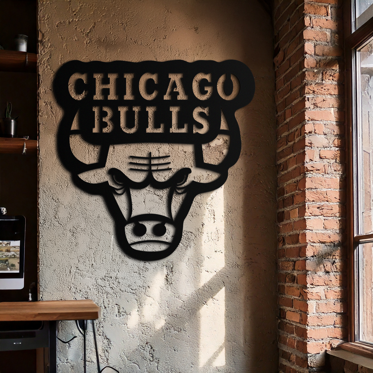 Chicago Bulls Logo Metal Wall Art – Iconic NBA Team Emblem for Sports Fans- KAF672 - Tampa Home & Garden Store