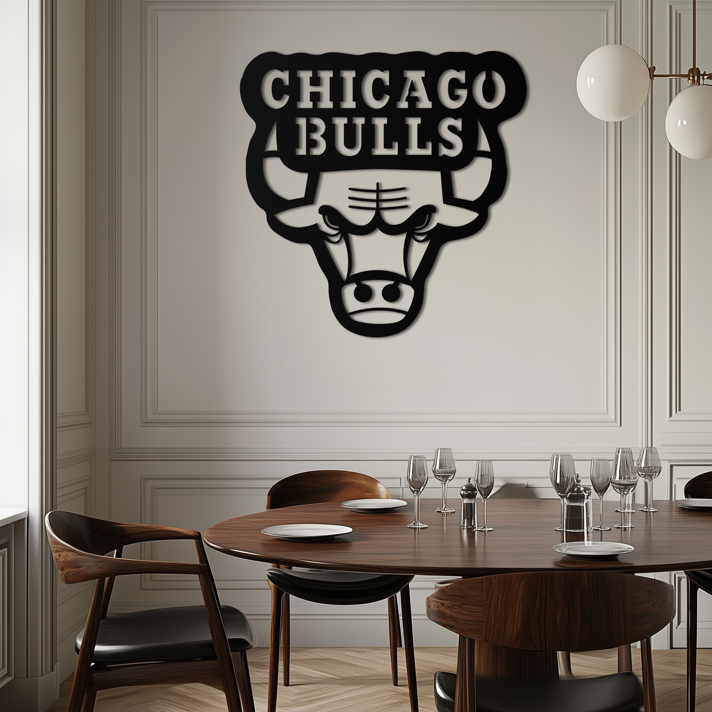 Chicago Bulls Logo Metal Wall Art – Iconic NBA Team Emblem for Sports Fans- KAF672 - Tampa Home & Garden Store