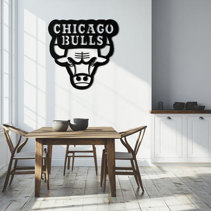 Chicago Bulls Logo Metal Wall Art – Iconic NBA Team Emblem for Sports Fans- KAF672 - Tampa Home & Garden Store
