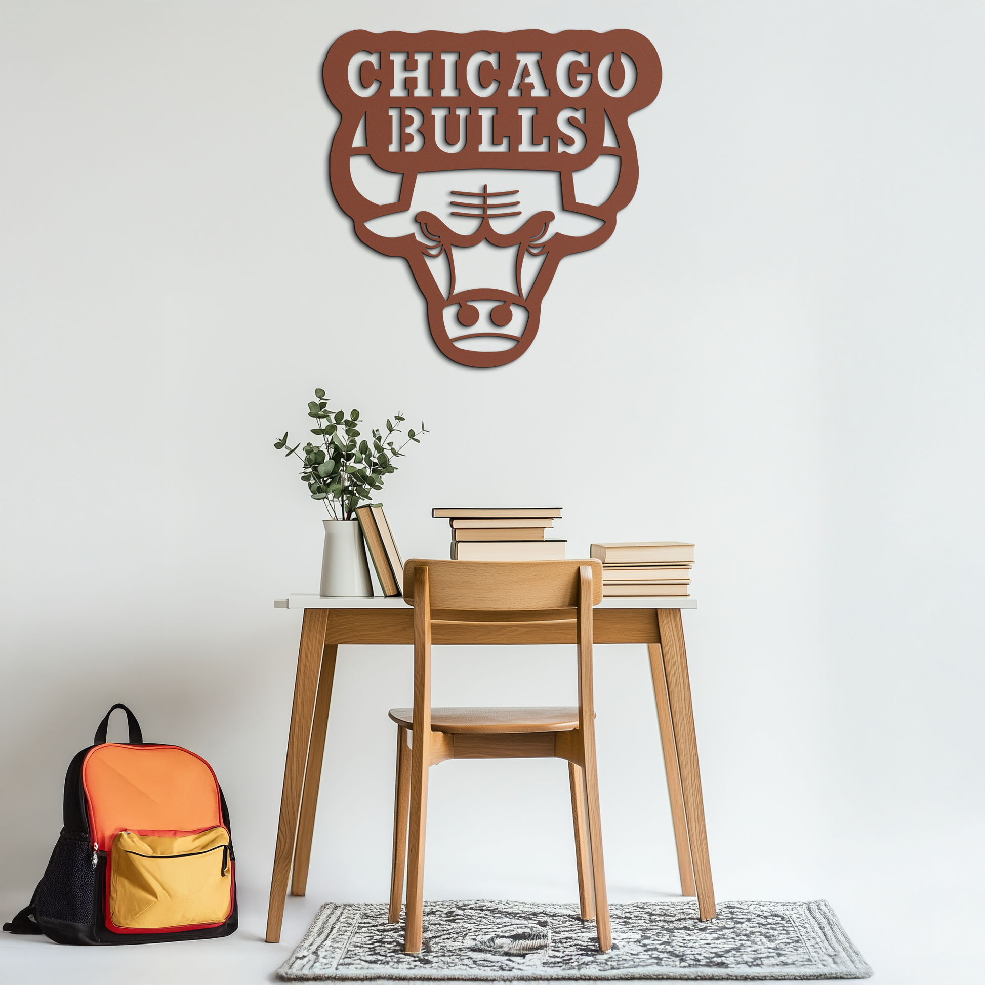 Chicago Bulls Logo Metal Wall Art – Iconic NBA Team Emblem for Sports Fans- KAF672 - Tampa Home & Garden Store