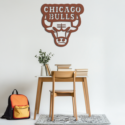 Chicago Bulls Logo Metal Wall Art – Iconic NBA Team Emblem for Sports Fans- KAF672 - Tampa Home & Garden Store