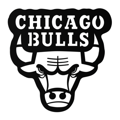 Chicago Bulls Logo Metal Wall Art – Iconic NBA Team Emblem for Sports Fans- KAF672 - Tampa Home & Garden Store