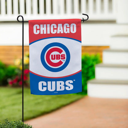 Chicago Cubs Suede Garden Flag - Tampa Home & Garden Store