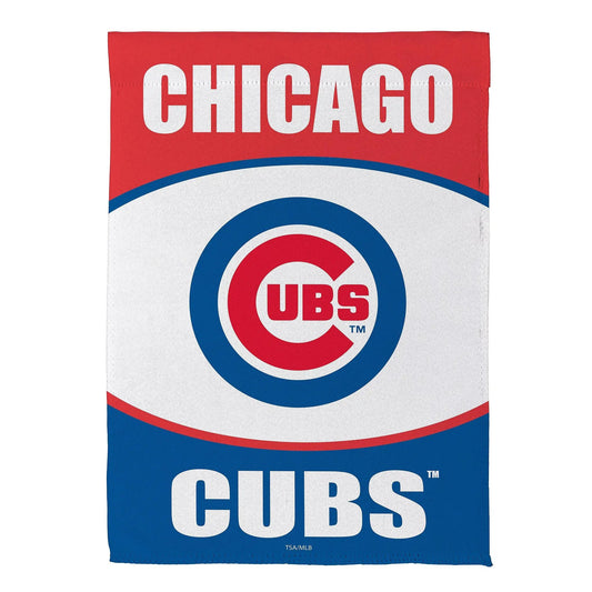 Chicago Cubs Suede Garden Flag - Tampa Home & Garden Store