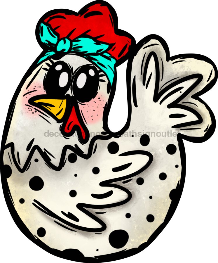 Chicken Sign, Cluckin Door Hanger, wood sign, DECOE-W-0114, 22" Door Hanger - Tampa Home & Garden Store