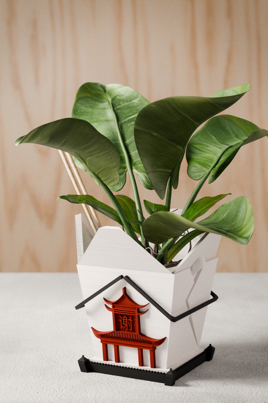 Chinese Takeout Planter - Tampa Home & Garden Store