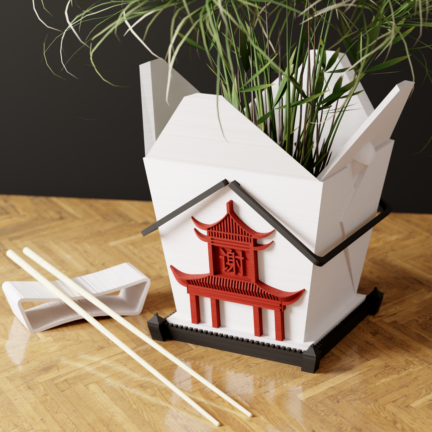 Chinese Takeout Planter - Tampa Home & Garden Store