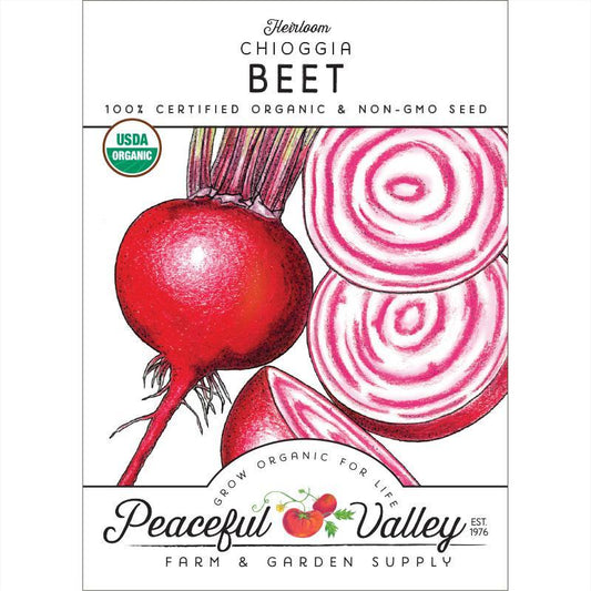 Chioggia Beet Seeds (Organic) - Tampa Home & Garden Store