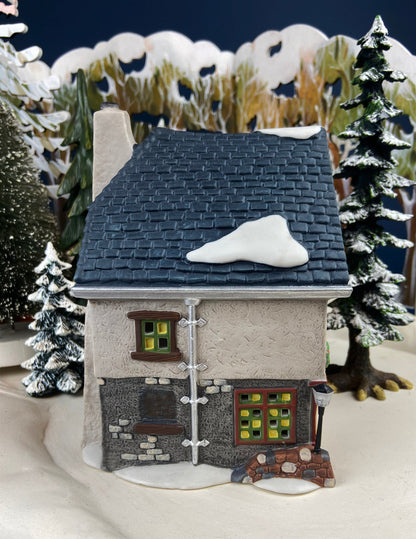 Christmas Department 56 Morston Steak and Kidney Pie. Dickens Village Series. Hand Painted Porcelain Building with Lights. - Tampa Home & Garden Store