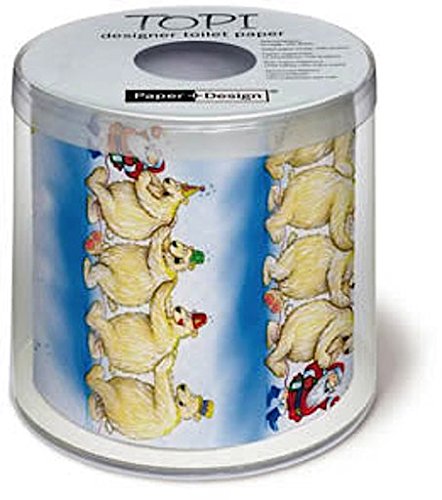 Christmas Design Toilet Paper Roll - Hearts - Tampa Home & Garden Store
