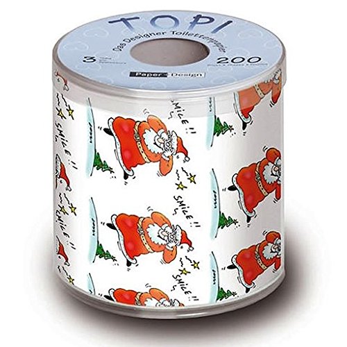 Christmas Design Toilet Paper Roll - Hearts - Tampa Home & Garden Store