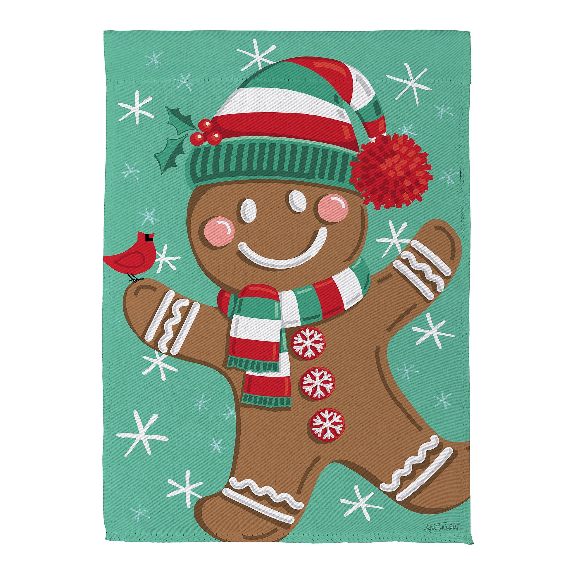 Christmas Icons Reversible Suede Garden Flag - Tampa Home & Garden Store