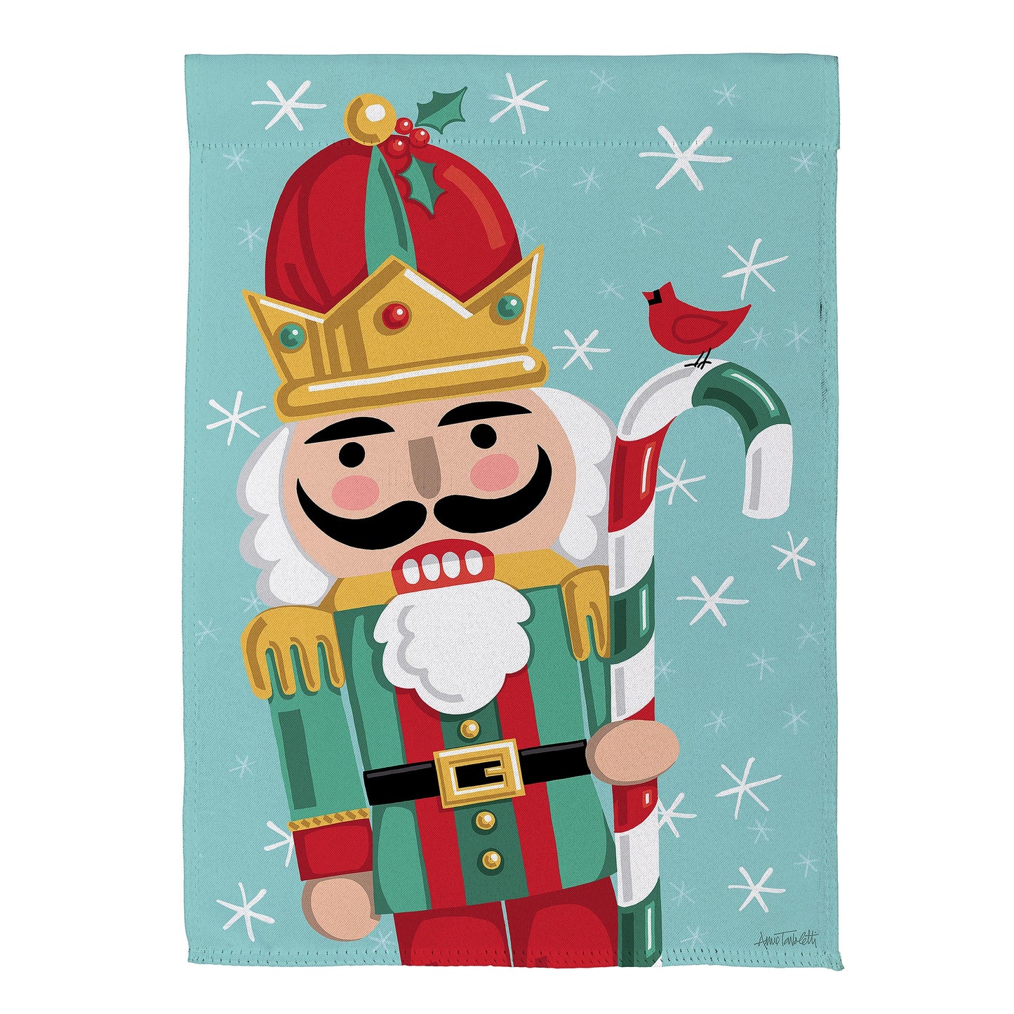 Christmas Icons Reversible Suede Garden Flag - Tampa Home & Garden Store