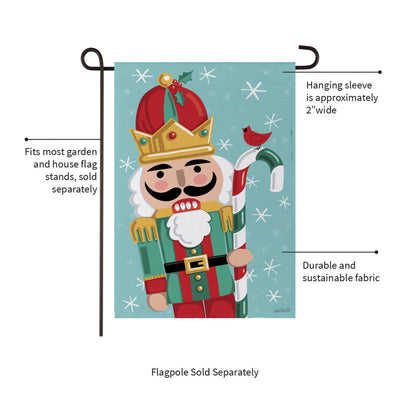 Christmas Icons Reversible Suede Garden Flag - Tampa Home & Garden Store
