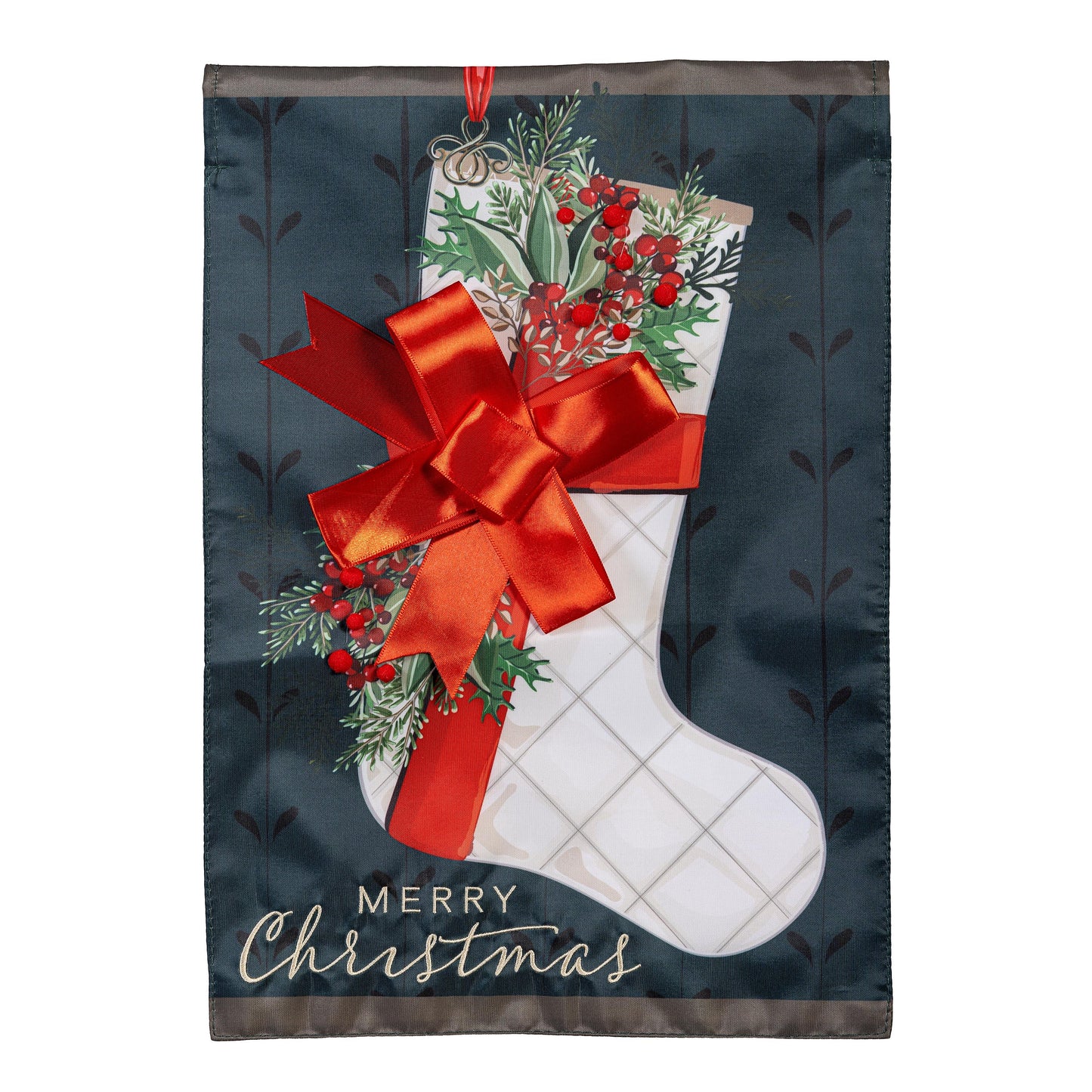 Christmas Stocking Applique Garden Flag - Tampa Home & Garden Store