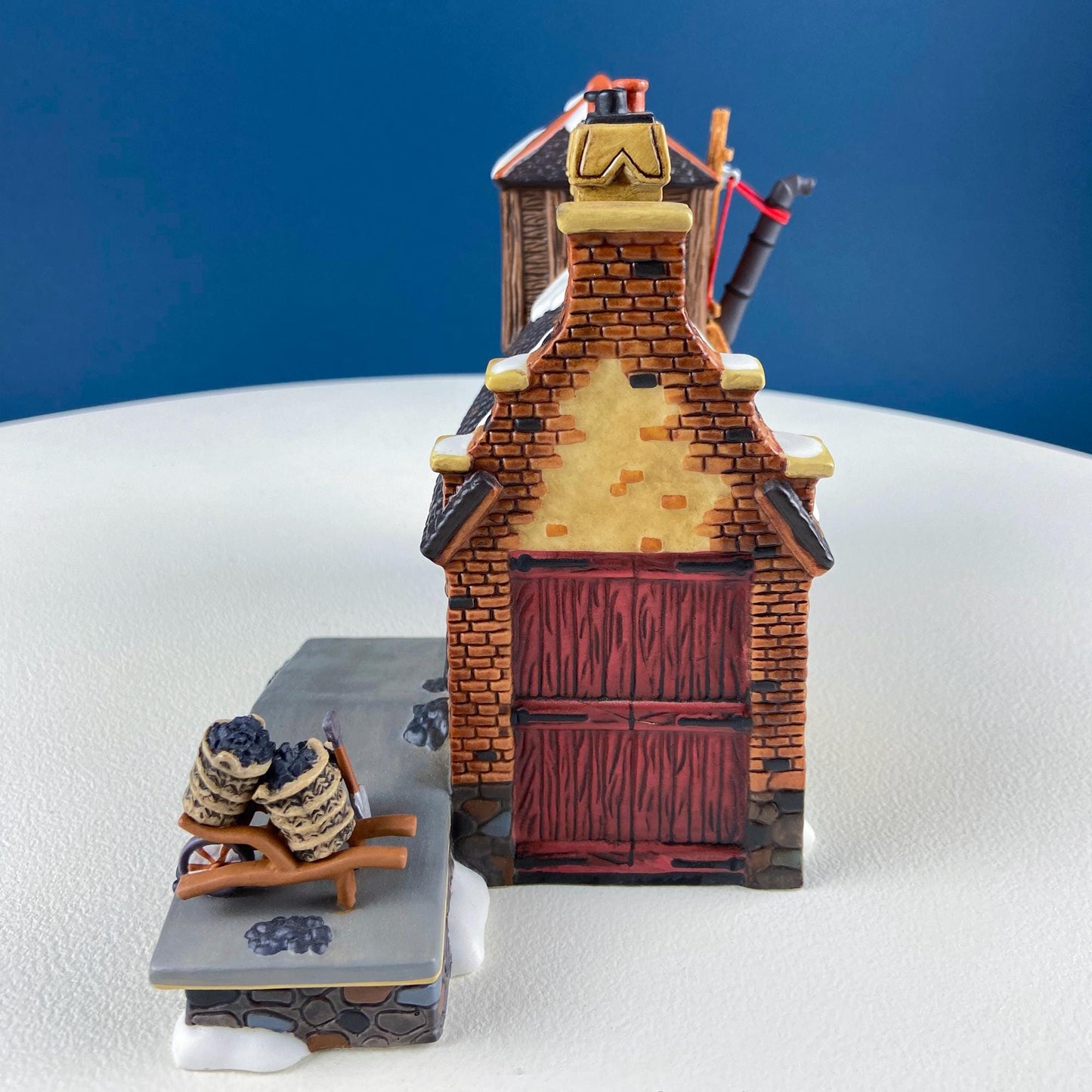 Christmas Village 2 Bldg. Complex North Eastern Sea Fisheries.  Illuminated Porcelain Houses. Incredible Hand Painted Detail by Dept. 56. - Tampa Home & Garden Store