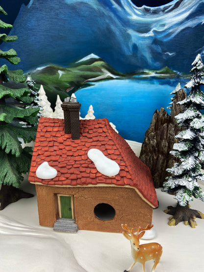 Christmas Village Accessories by Department 56.  Illuminated Chop Shop.  Dickens Village Series. - Tampa Home & Garden Store