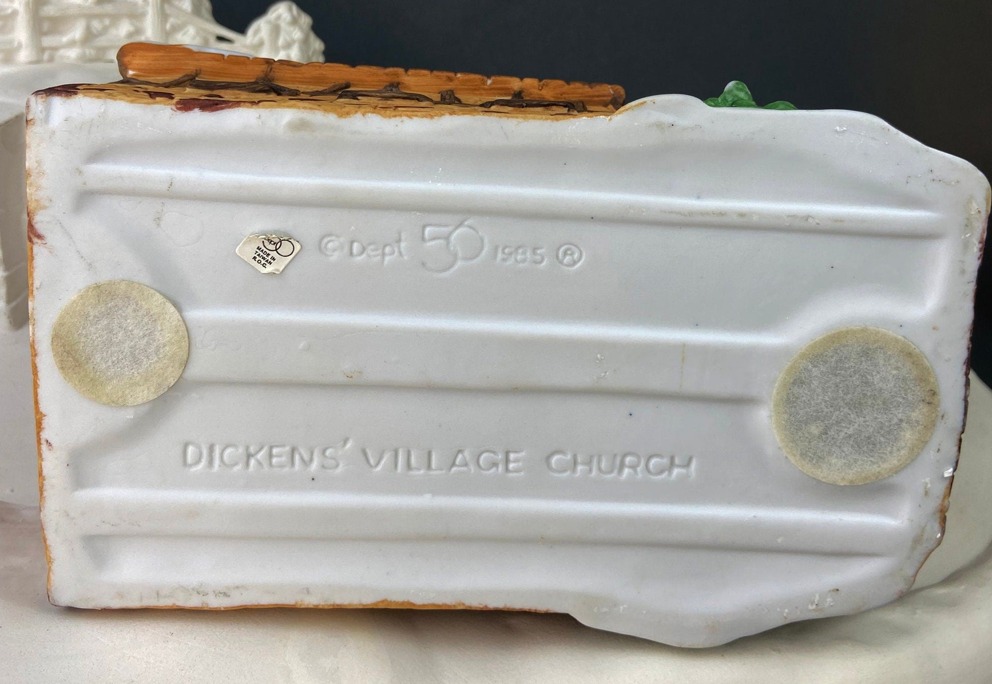 Christmas Village Accessories by Department 56.  Illuminated Village Church.  Dickens Village Series. - Tampa Home & Garden Store