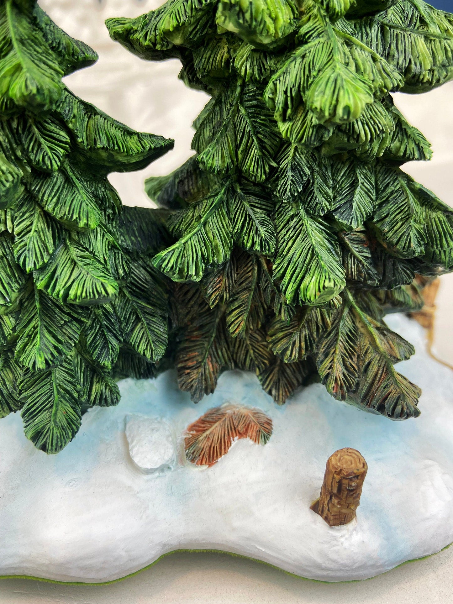 Christmas Village Accessories by Department 56. Two Pines in the Snow. Holiday Decor. Replacements. - Tampa Home & Garden Store
