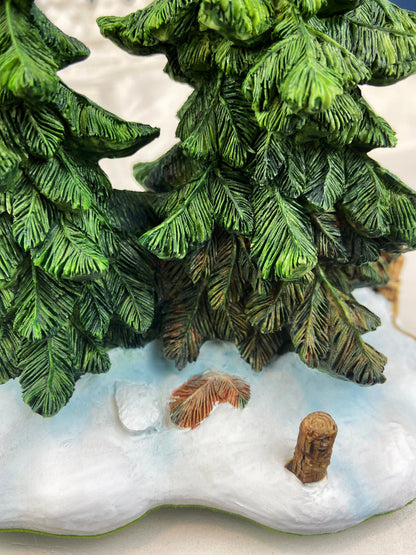 Christmas Village Accessories by Department 56. Two Pines in the Snow. Holiday Decor. Replacements. - Tampa Home & Garden Store