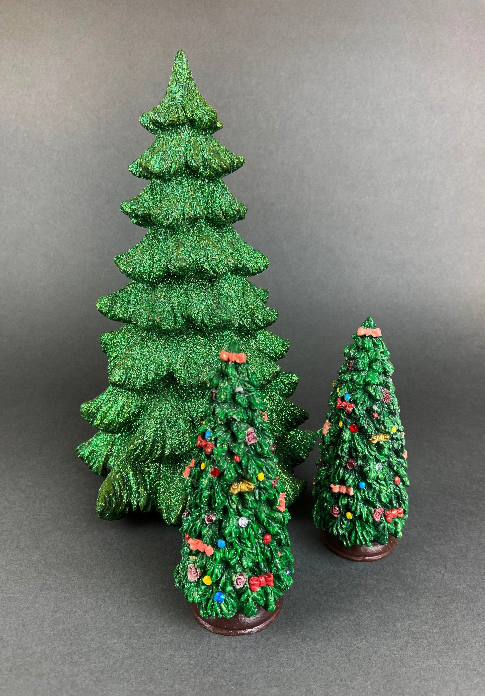 Christmas Village Accessories by Department 56. Two Pines in the Snow. Holiday Decor. Replacements. - Tampa Home & Garden Store