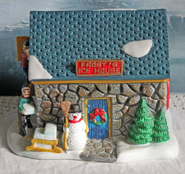 Christmas Village Dickens Towne Series - Frost's Ice House - Tampa Home & Garden Store