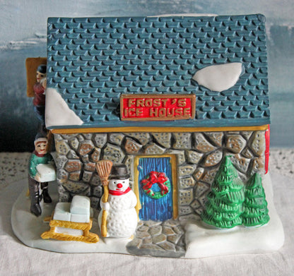 Christmas Village Dickens Towne Series - Frost's Ice House - Tampa Home & Garden Store