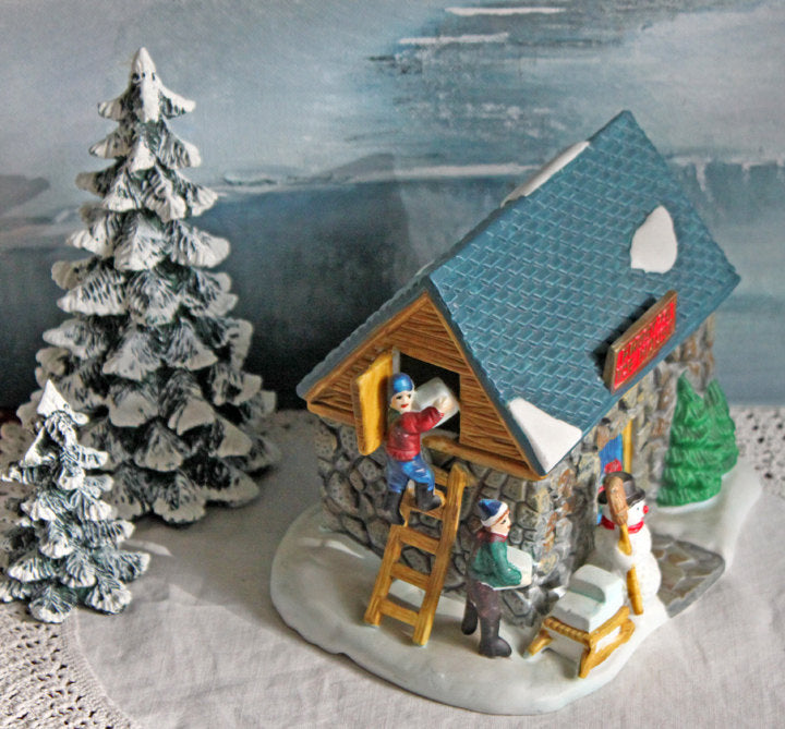 Christmas Village Dickens Towne Series - Frost's Ice House - Tampa Home & Garden Store