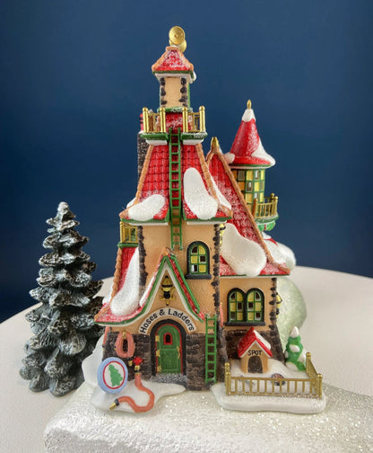 Christmas Village Dwarf's House with Light Kit - Tampa Home & Garden Store