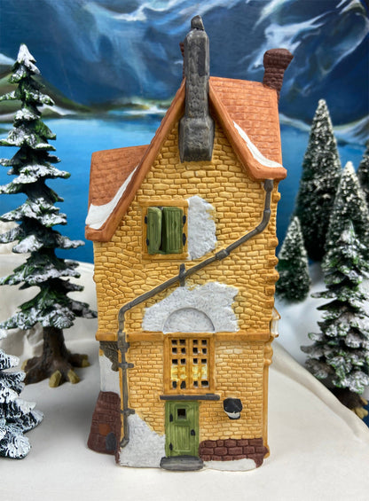 Christmas Village House by Dept 56.  Illuminated Counting House. Silas Thimbleton. Barrister. Dickens Village Series.  Christmas Diorama. - Tampa Home & Garden Store