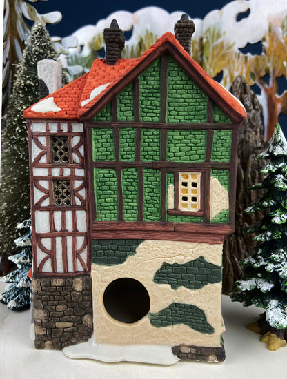 Christmas Village House by Dept 56.  Illuminated Public House. Sweets. Dickens Village Series. Made in Taiwan. Christmas Village/Diorama. - Tampa Home & Garden Store