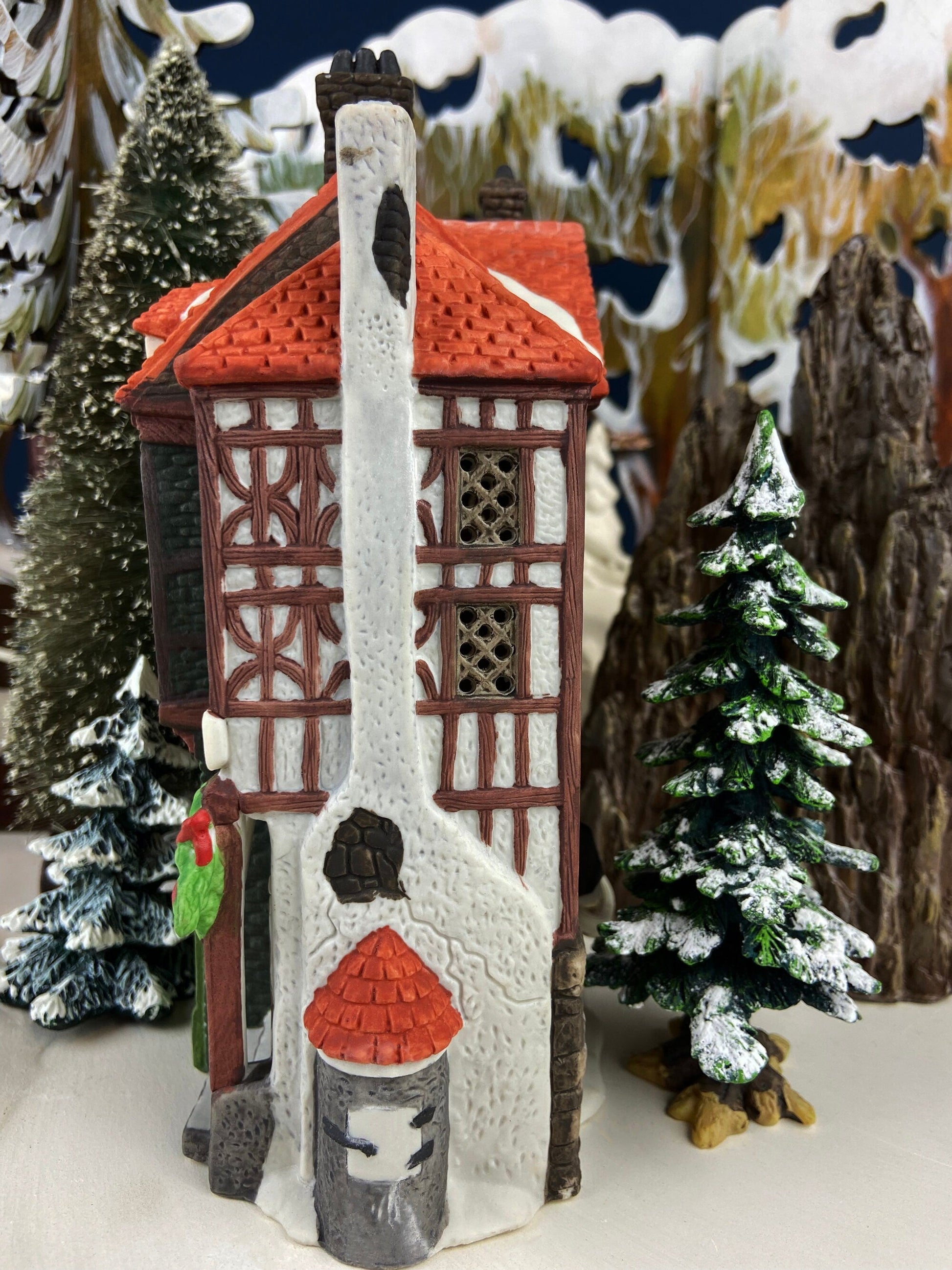 Christmas Village House by Dept 56.  Illuminated Public House. Sweets. Dickens Village Series. Made in Taiwan. Christmas Village/Diorama. - Tampa Home & Garden Store