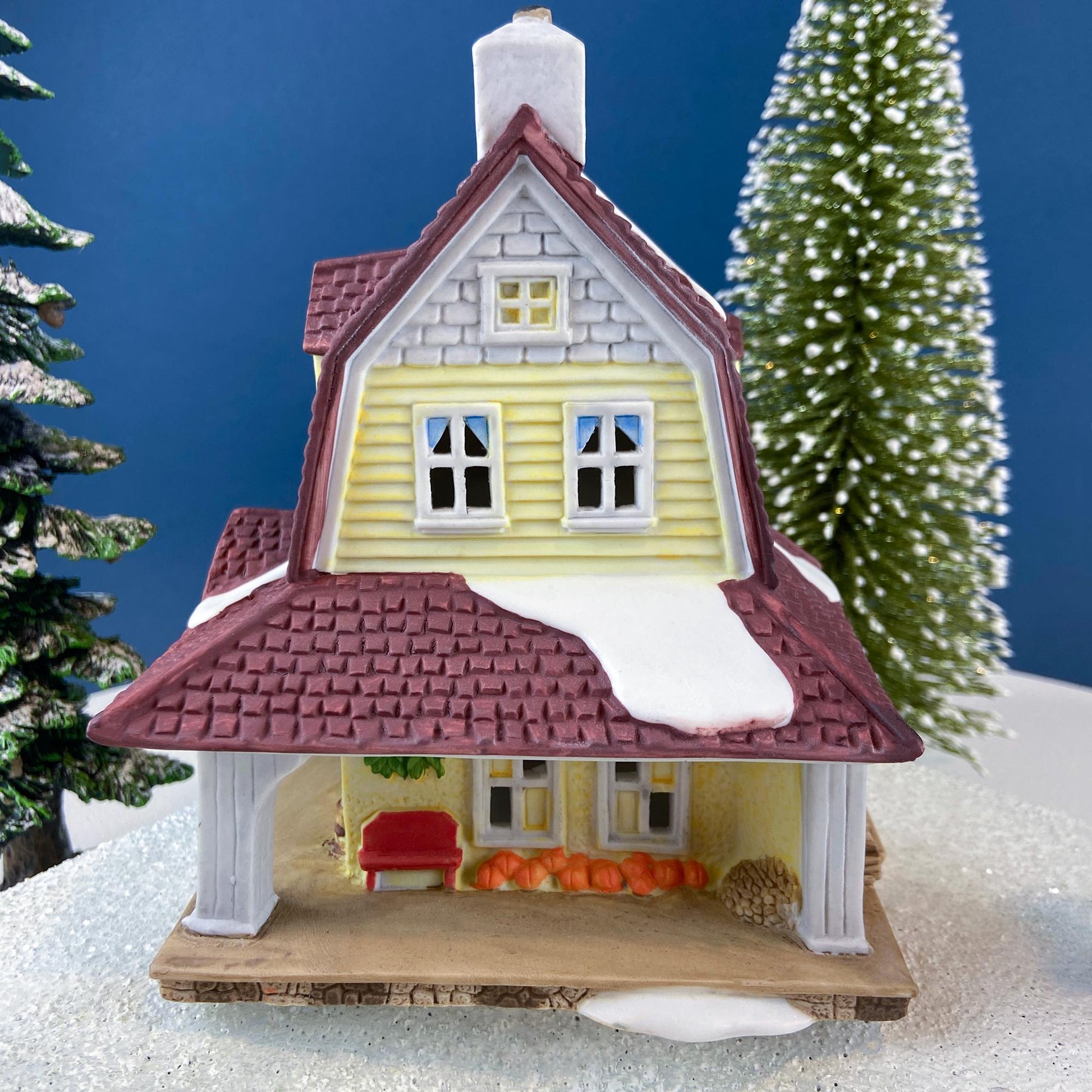 Christmas Village Van Tassel Manor by Department 56. Enchanted New England Village Series. Illuminated Holiday House or Retail Decor. - Tampa Home & Garden Store